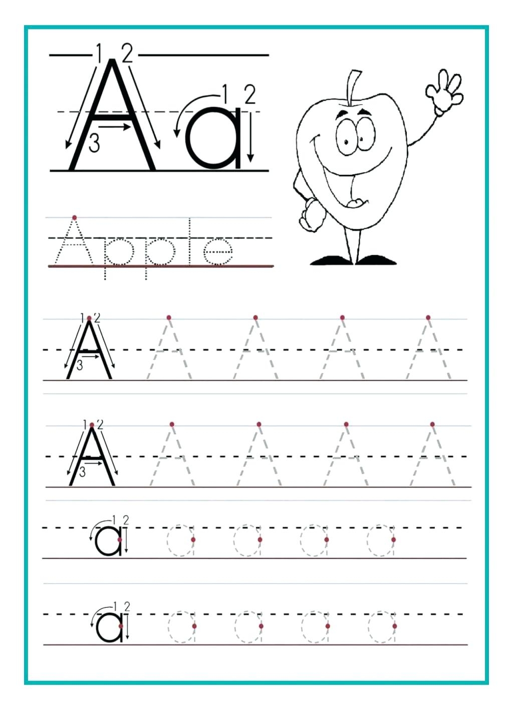 Kindergarten Alphabet Tracing Worksheets Kindergarten Alphabet Tracing Worksheets