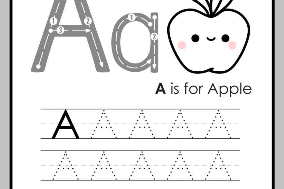 Kindergarten Worksheets Tracing Letters Alphabet Tracing Worksheets