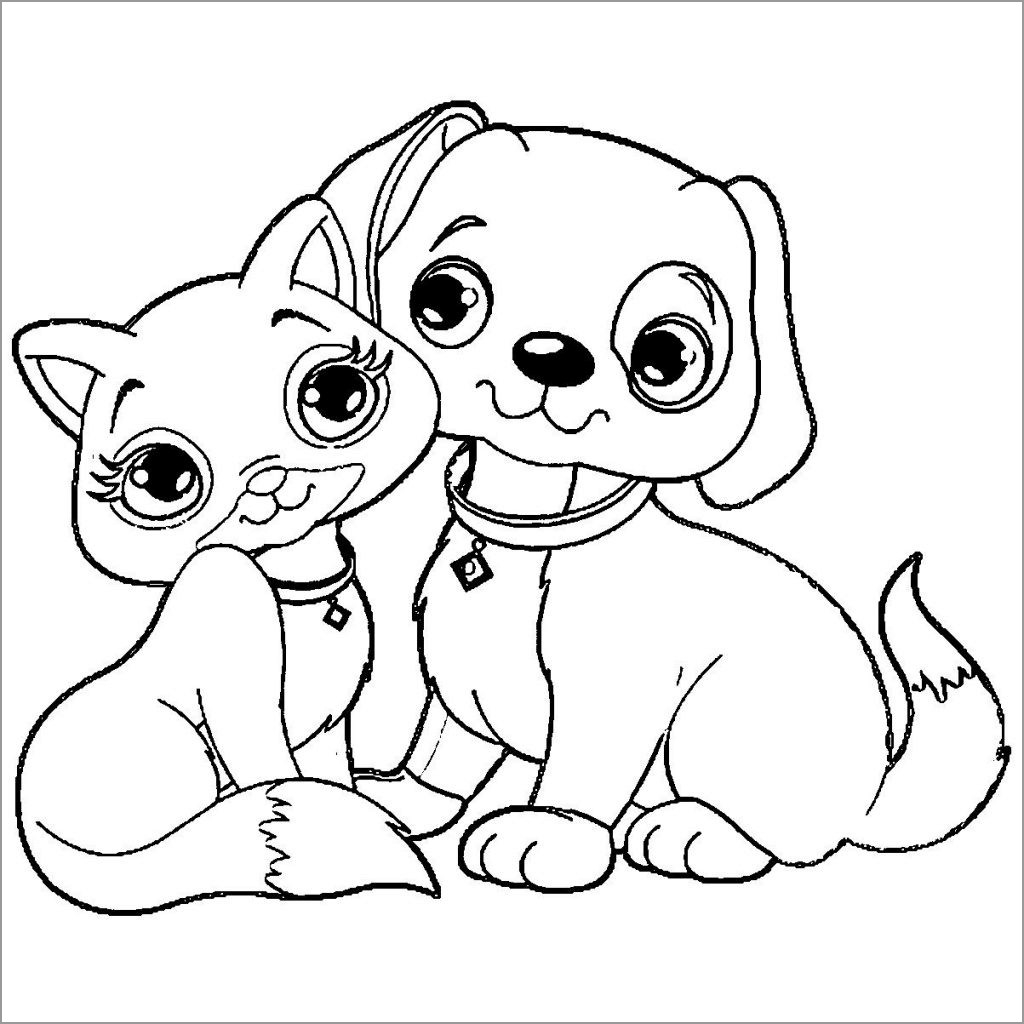 Kitten Coloring Pages ColoringBay Kitten Coloring Pages ColoringBay