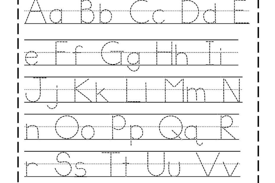 Large Traceable Alphabet Letters