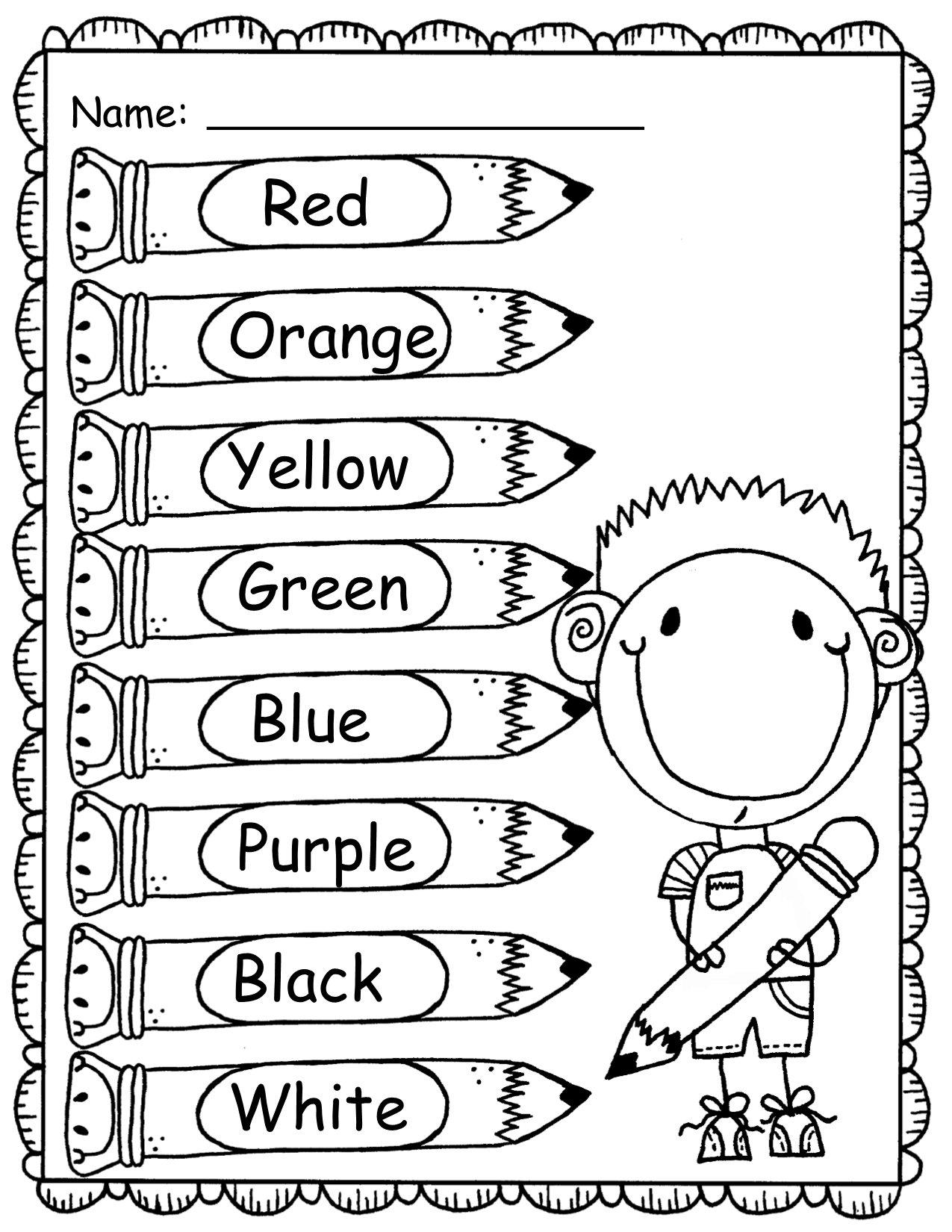 Learn Your Colors Free Printable Worksheets Learn Your Colors Free Printable Worksheets