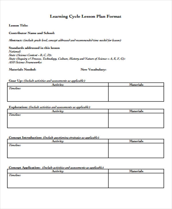 Learning Plan Template 15 Samples Examples Format Download Learning Plan Template 15 Samples Examples Format Download