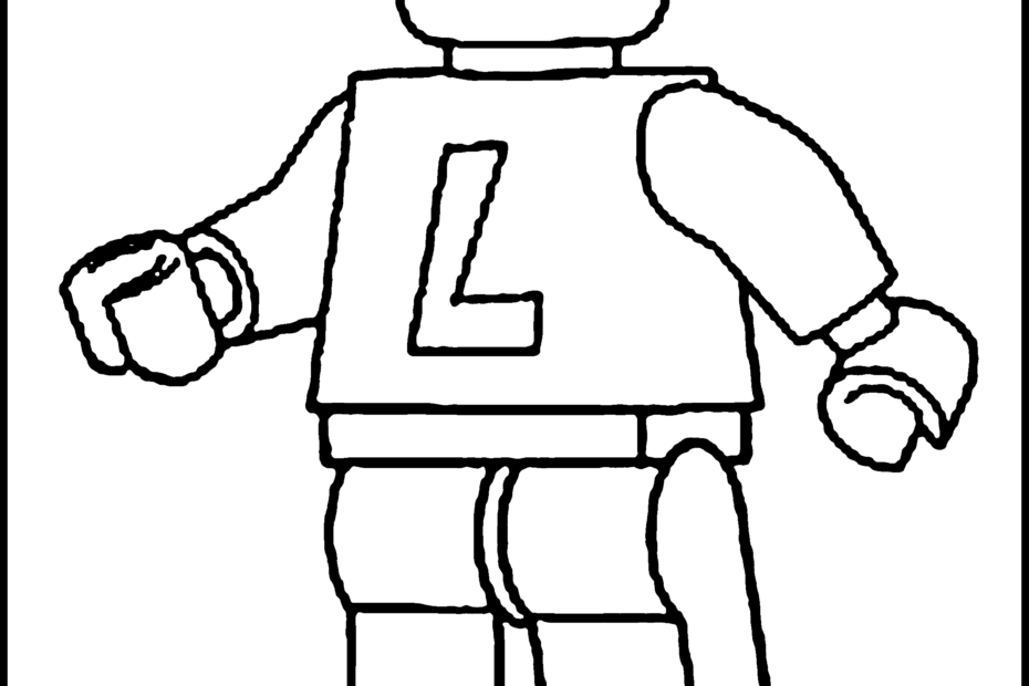 Lego Block Coloring Pages Coloring Home