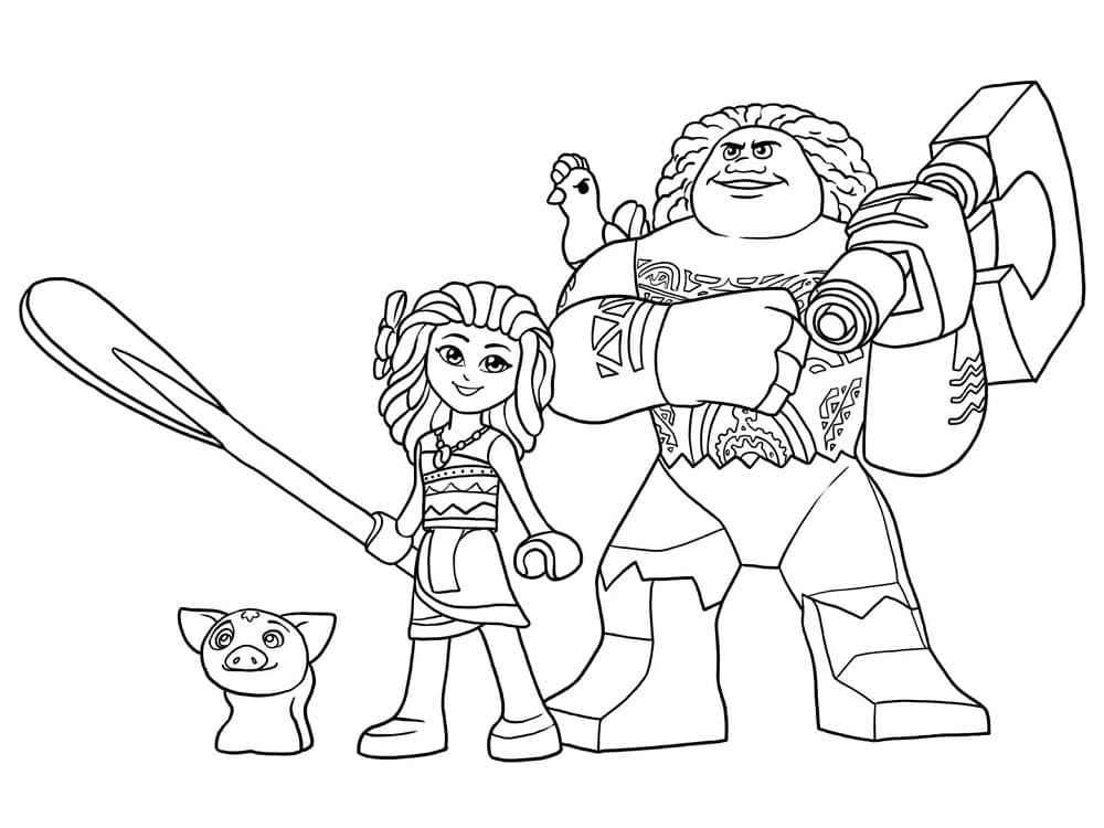 Lego Moana Coloring Page Download Print Or Color Online For Free Lego Moana Coloring Page Download Print Or Color Online For Free