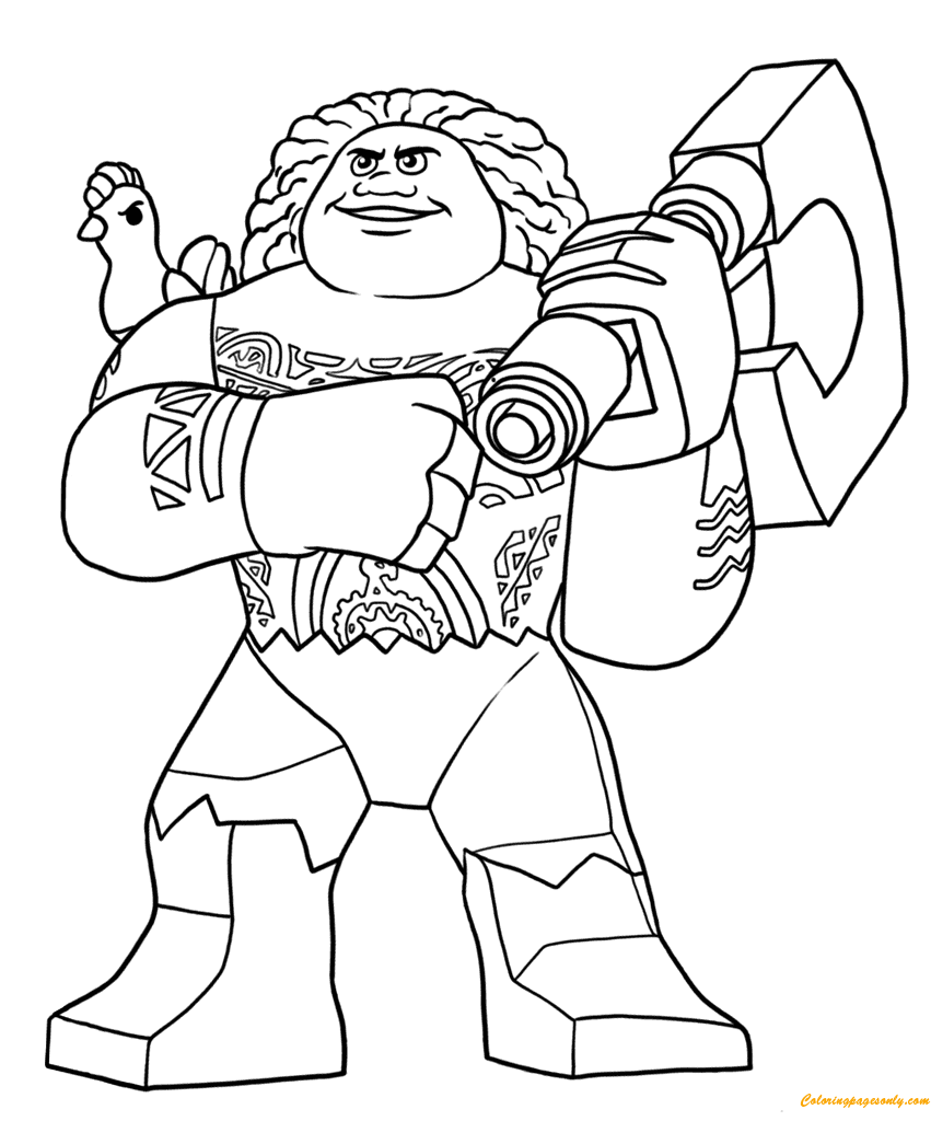 Lego Moana Maui Coloring Page Free Printable Coloring Pages Lego Moana Maui Coloring Page Free Printable Coloring Pages