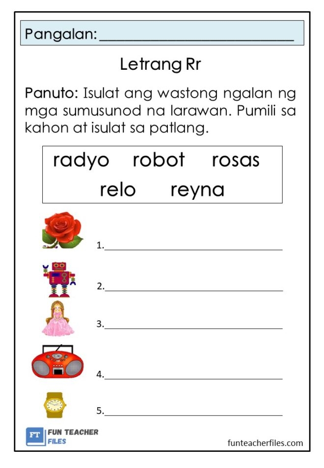 Letrang Rr Worksheets Set 1 Fun Teacher Files Letrang Rr Worksheets Set 1 Fun Teacher Files