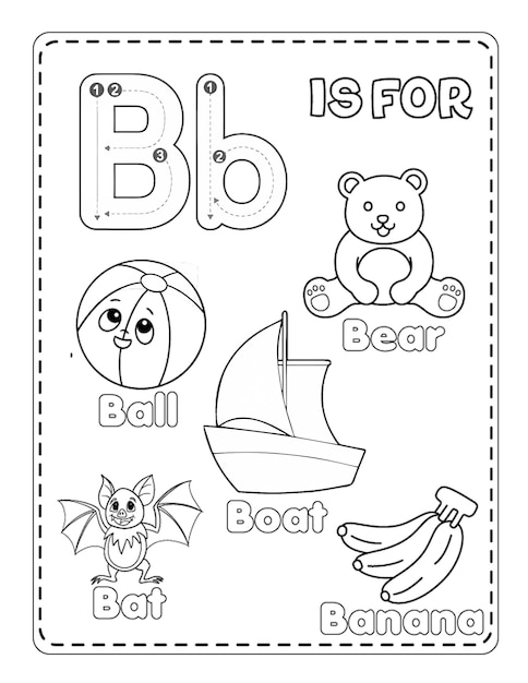 Letter B Coloring Pages For Preers Free Printable Infoupdate Letter B Coloring Pages For Preers Free Printable Infoupdate