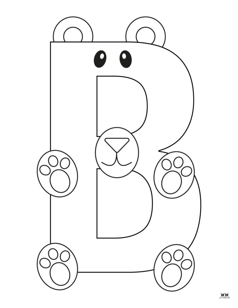 Letter B Coloring Pages For Preers Free Printable Infoupdate Letter B Coloring Pages For Preers Free Printable Infoupdate