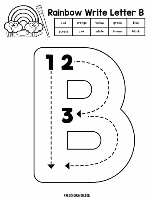 Letter B Preschool Printable Printable Templates Free Letter B Preschool Printable Printable Templates Free