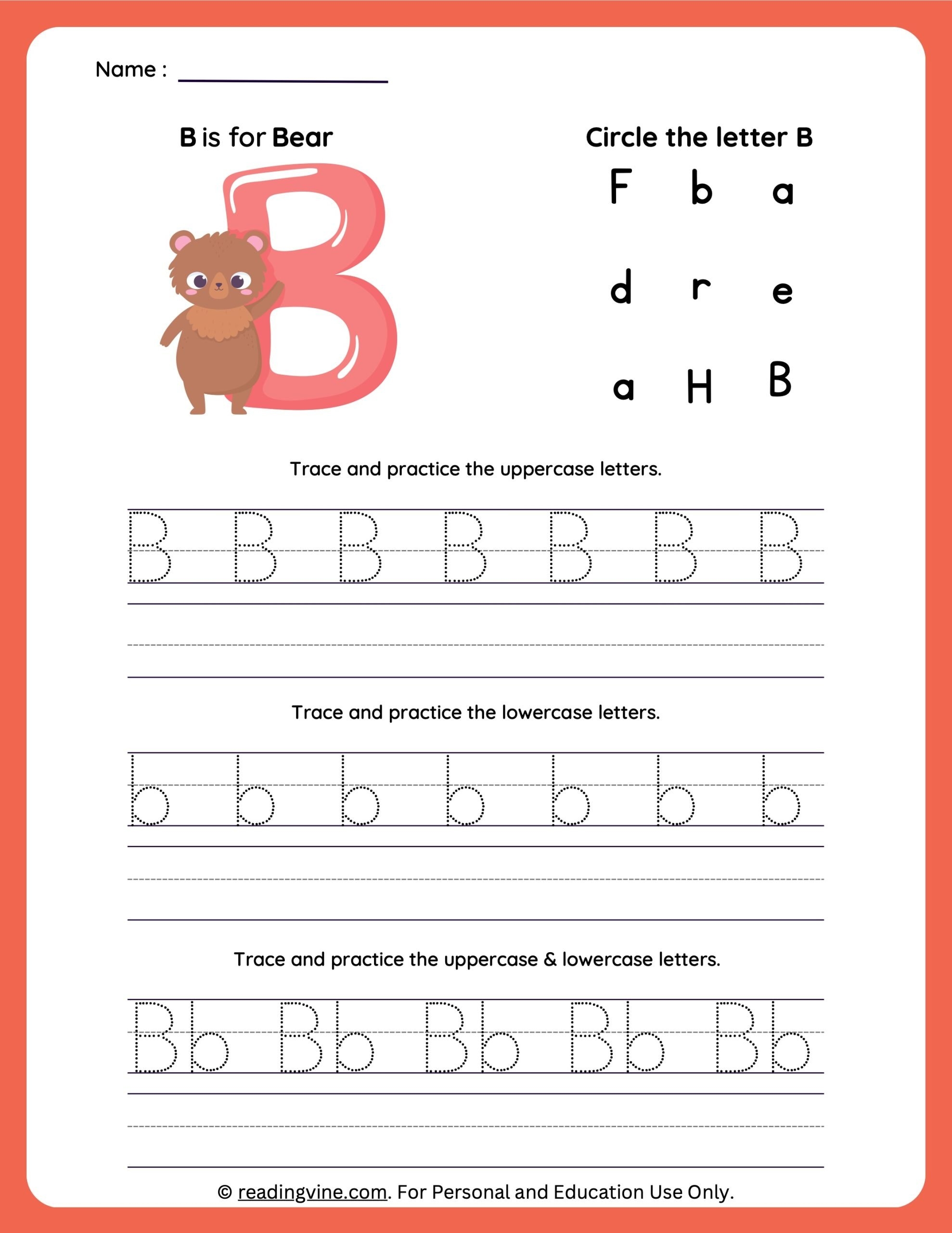 Letter B Tracing Worksheets For Kindergarten Infoupdate Letter B Tracing Worksheets For Kindergarten Infoupdate