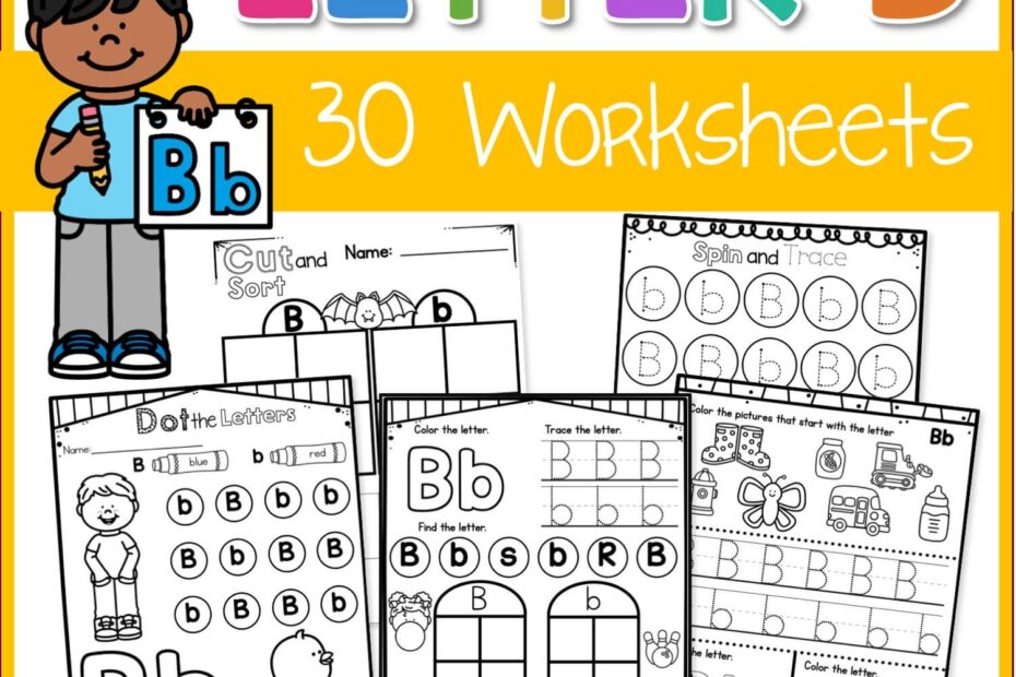 Letter B Tracing Worksheets Free Printable Pdf Infoupdate