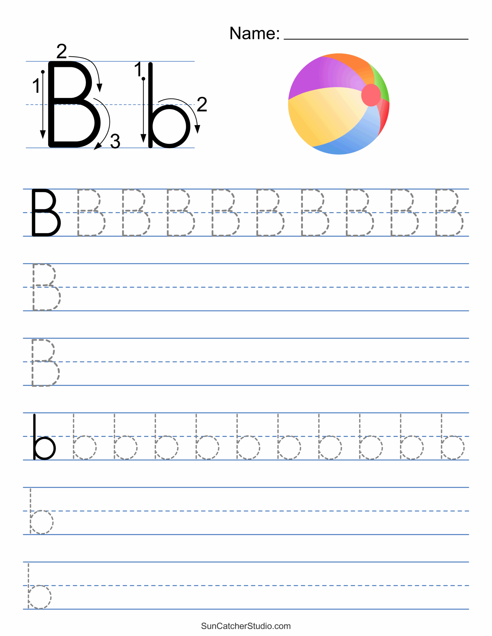 Letter B Tracing Worksheets Free Printable Pdf Infoupdate Letter B Tracing Worksheets Free Printable Pdf Infoupdate
