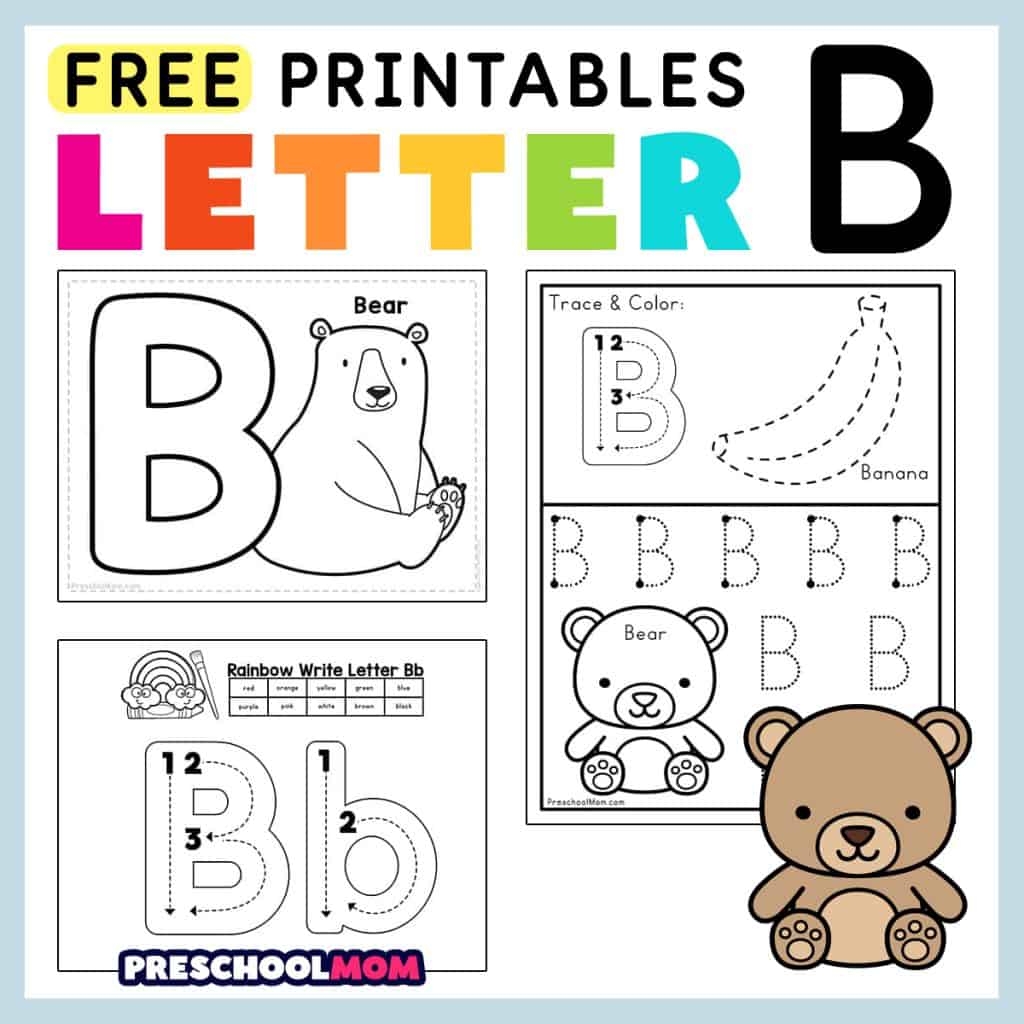Letter B Worksheets PDF Recognize Trace Print Worksheets Library Letter B Worksheets PDF Recognize Trace Print Worksheets Library