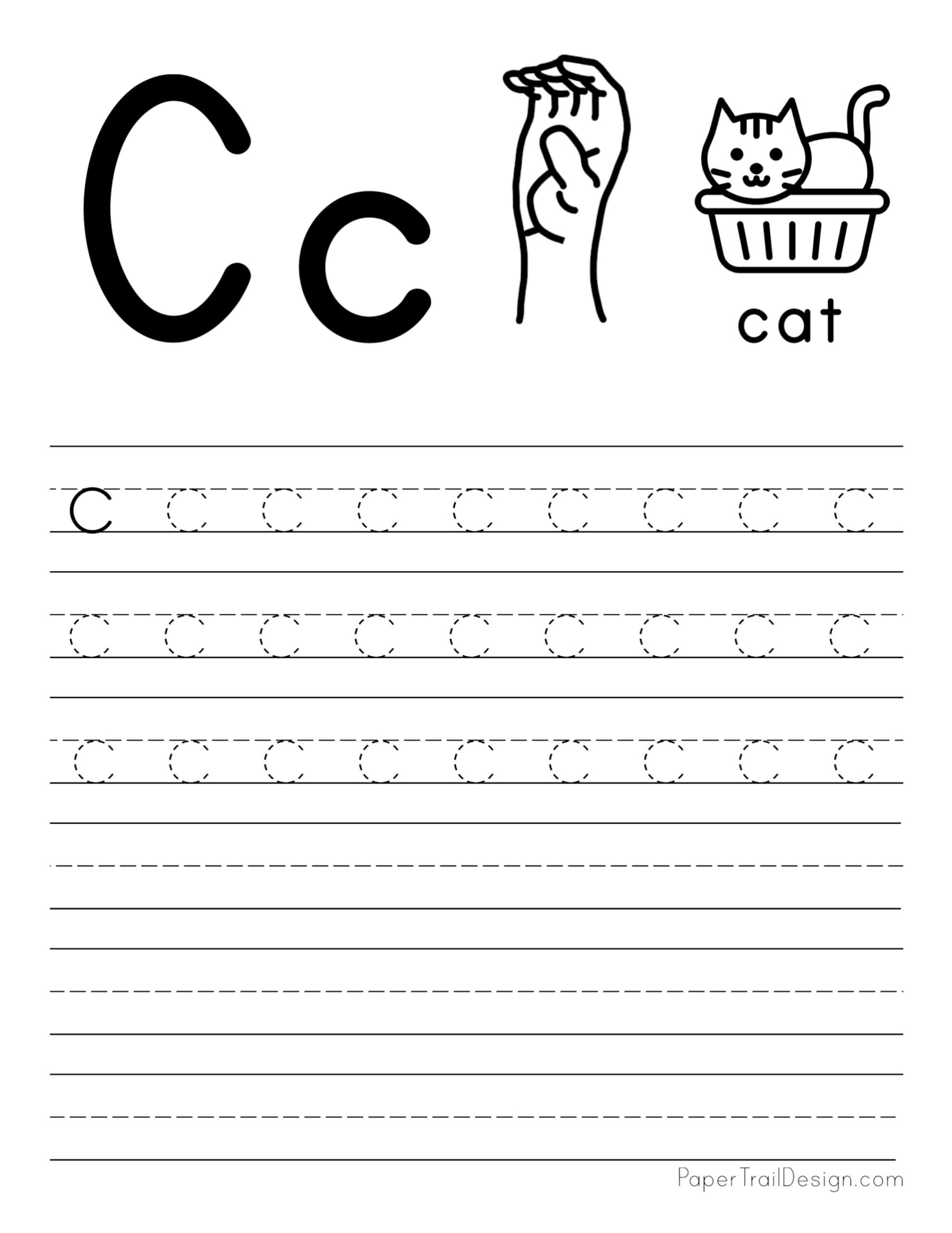 Letter C Handwriting Worksheets F 2 Handwriting Resource Letter C Handwriting Worksheets F 2 Handwriting Resource