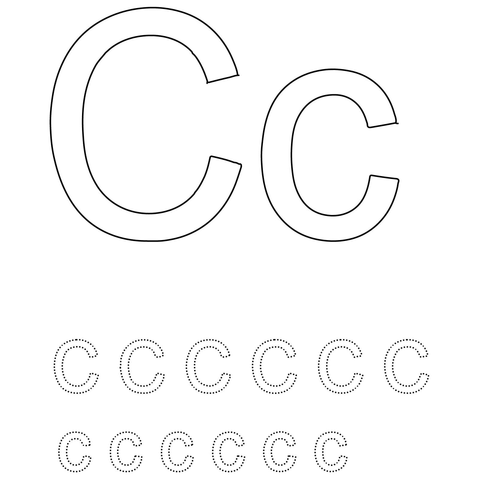 Letter C Tracing Worksheet Coloring Page Download Print Or Color Letter C Tracing Worksheet Coloring Page Download Print Or Color
