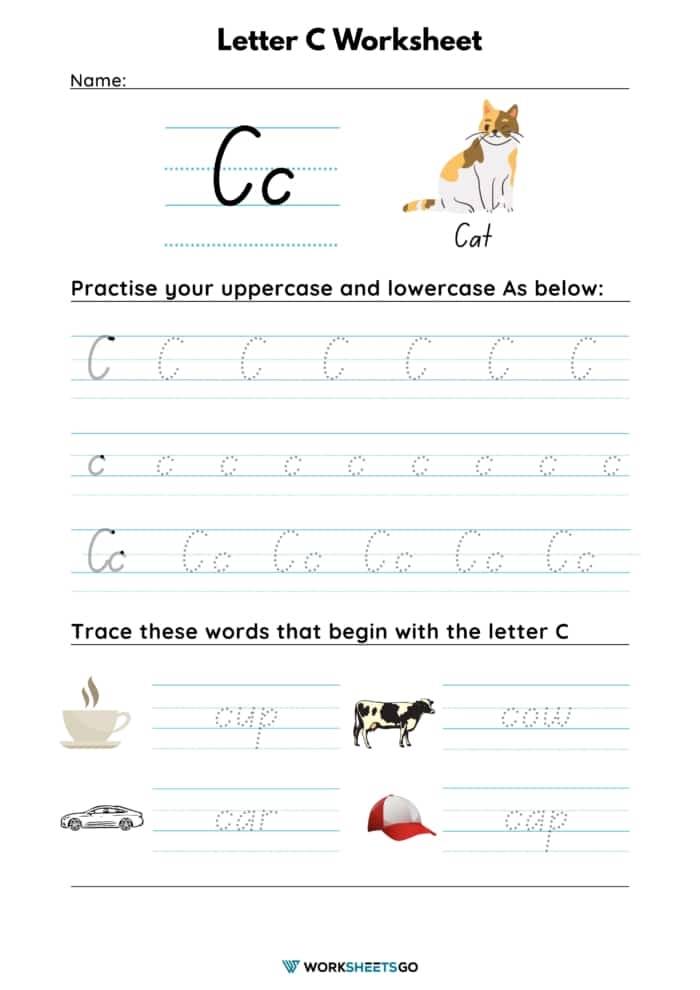 letter c worksheets letter c worksheets