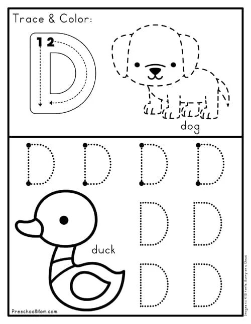 Letter D Free Worksheets TeachersMag Worksheets Library Letter D Free Worksheets TeachersMag Worksheets Library