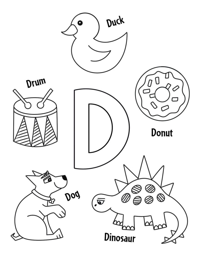 Letter D Printable Activities Infoupdate Letter D Printable Activities Infoupdate