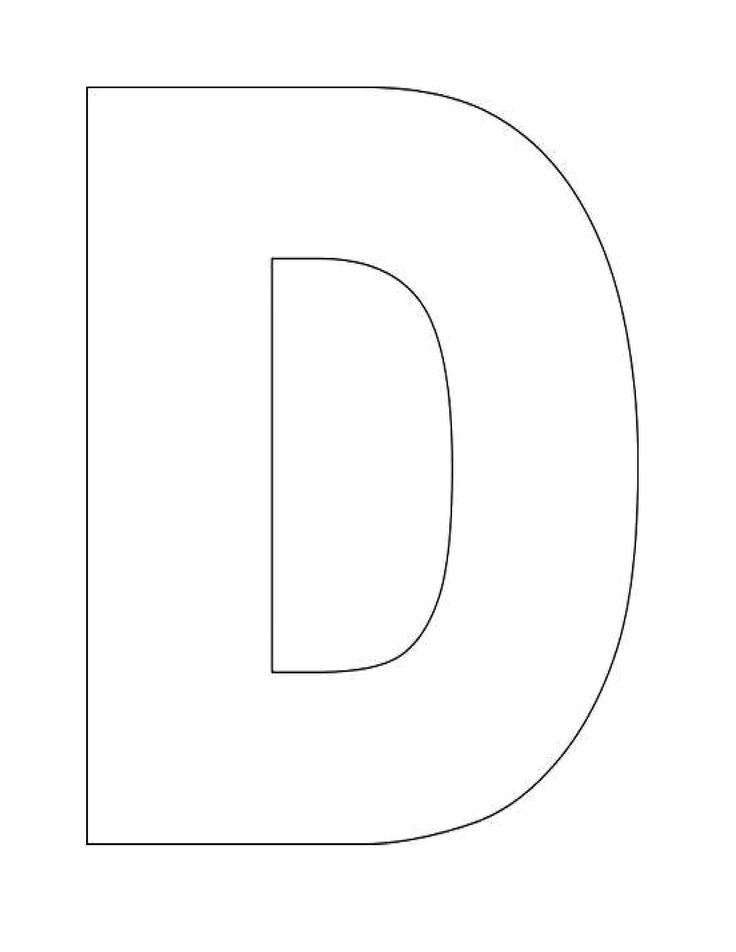 Letter D Template Printable Printable Word Searches