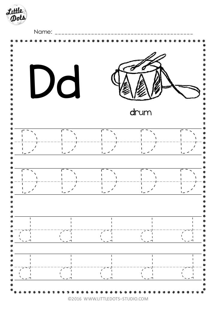 letter d traceable worksheets letter d traceable worksheets