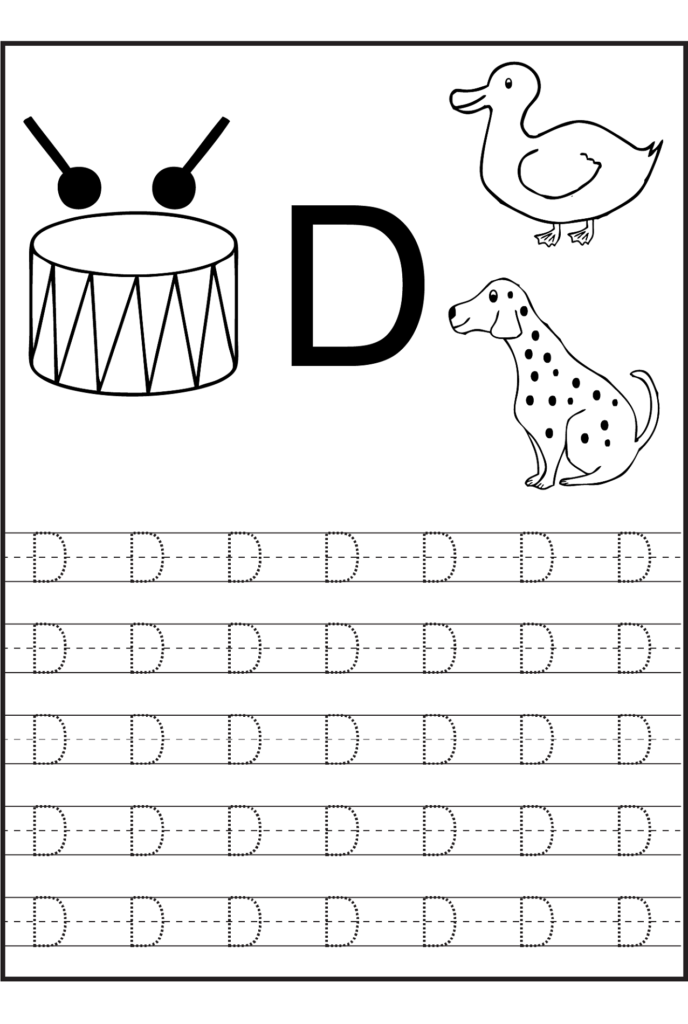 Letter D Tracing Worksheets Preschool AlphabetWorksheetsFree Letter D Tracing Worksheets Preschool AlphabetWorksheetsFree