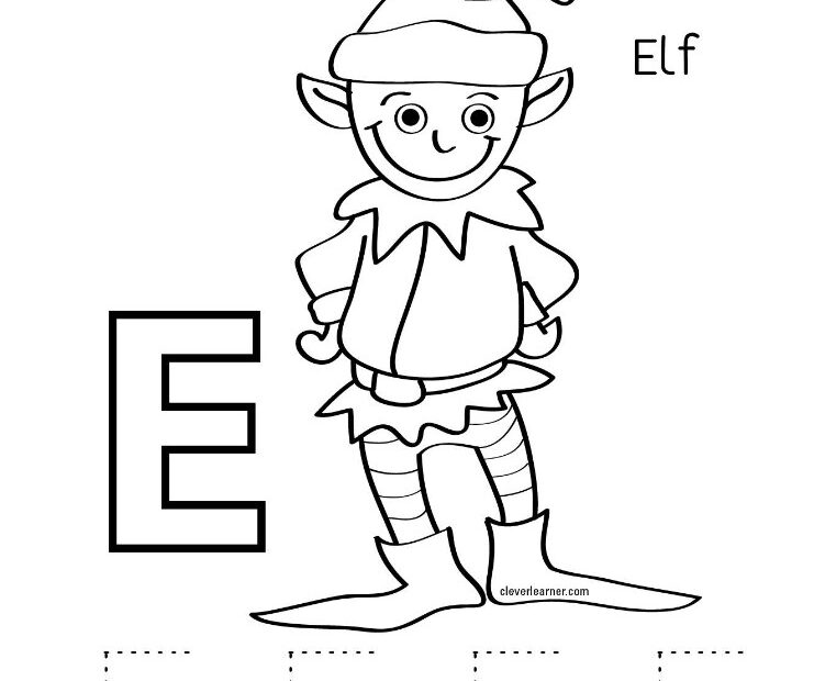 Letter E Writing Practice Worksheet Worksheets HQ