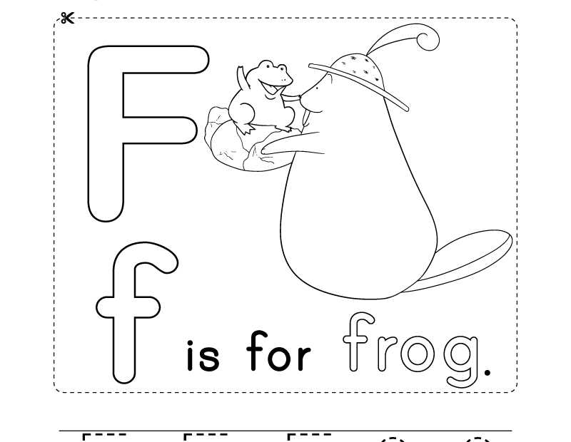 Letter F Alphabet Activity Worksheet Doozy Moo