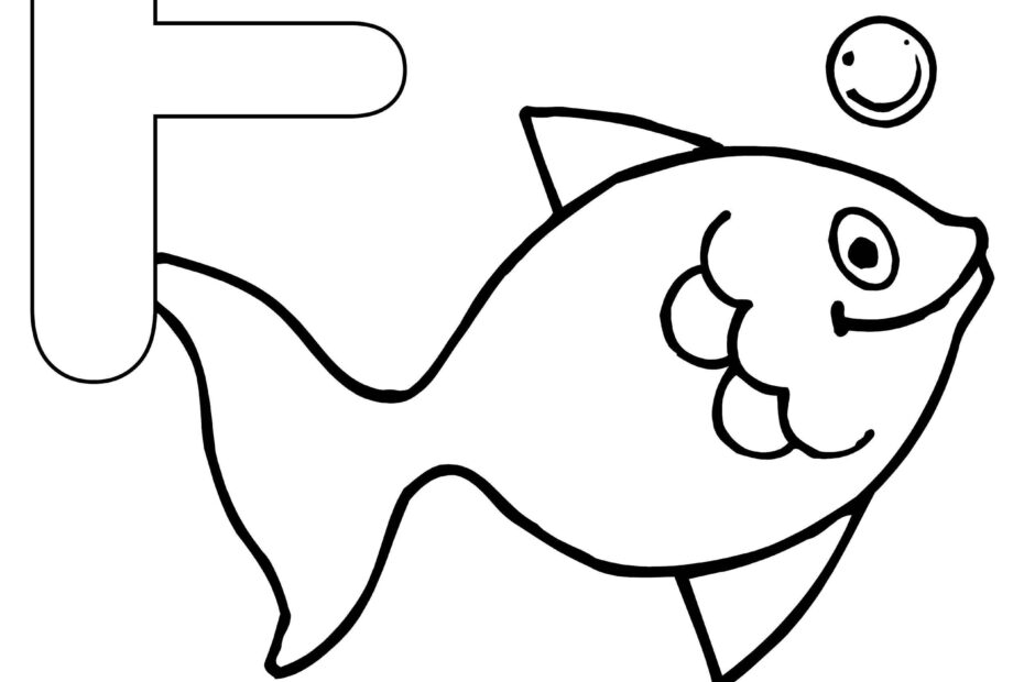 Letter F Alphabet Coloring Pages 3 Printable Versions Digital Download