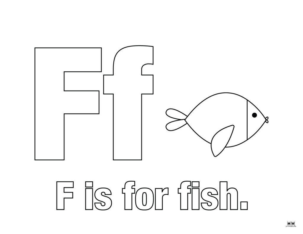 Letter F Coloring Pages 15 FREE Pages PrintaBulk Letter F Coloring Pages 15 FREE Pages PrintaBulk