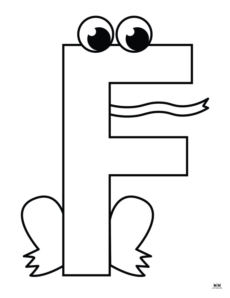 letter f coloring pages printable letter f coloring pages printable
