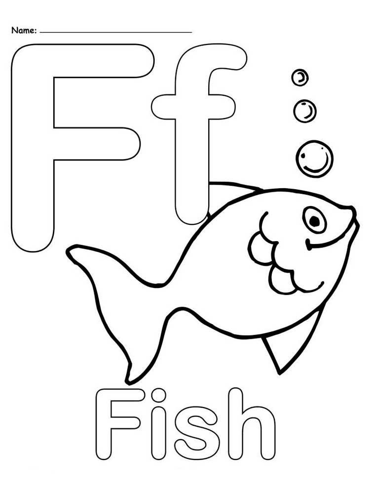 Letter F Coloring Pages Letter F Coloring Pages