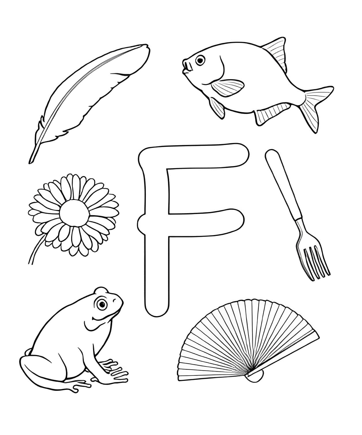Letter F Printable Coloring Page Download Print Or Color Online For Free Letter F Printable Coloring Page Download Print Or Color Online For Free
