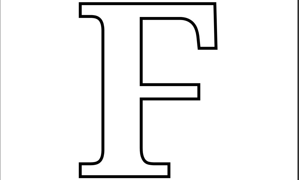 Letter F Template 12 Free PDF Printables Printablee