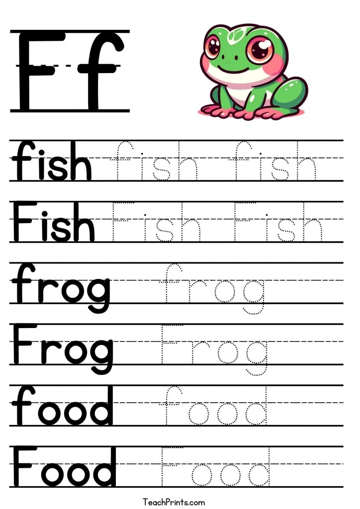 letter f tracing for preschoolers letter f tracing for preschoolers