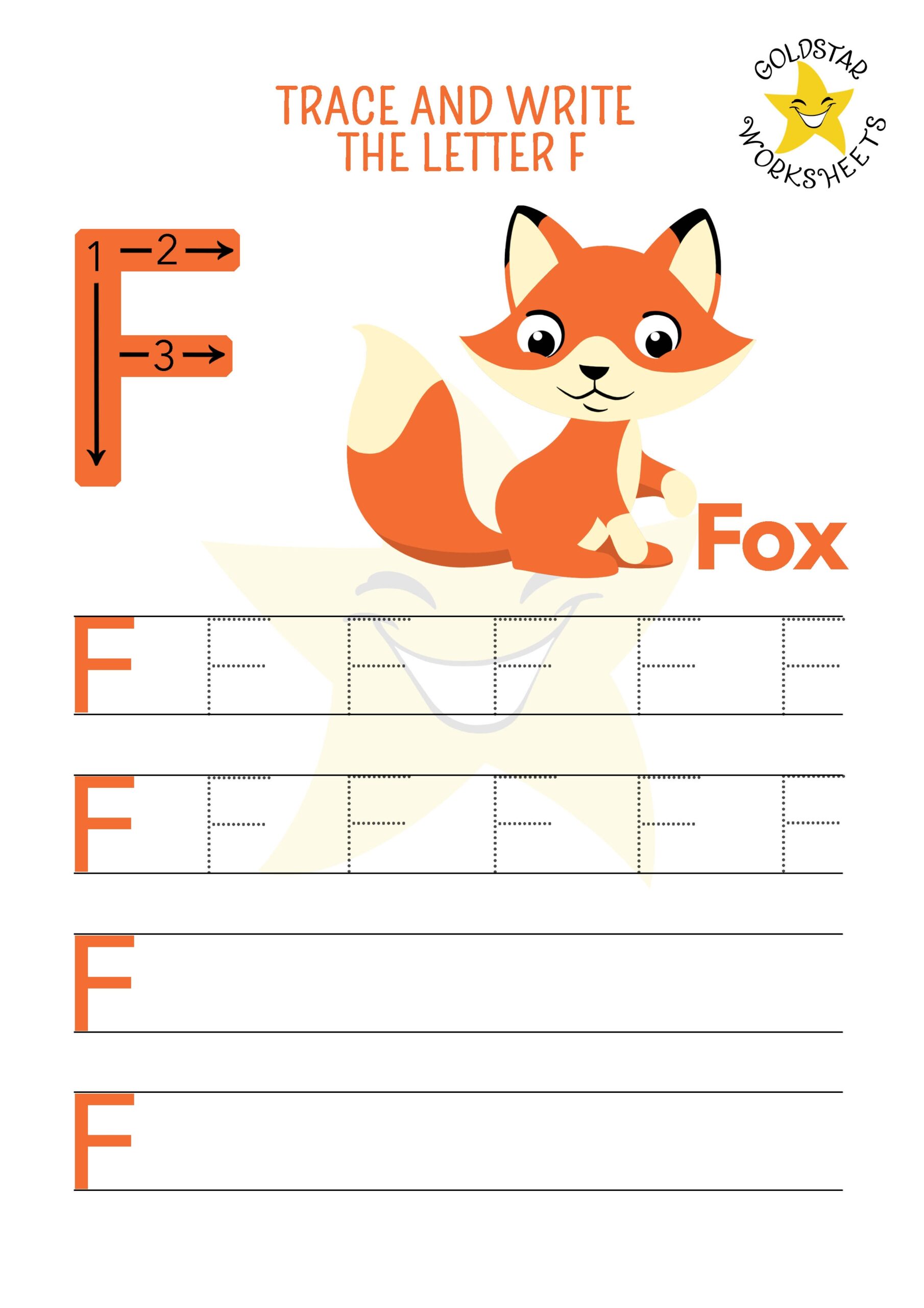 Letter F Tracing Worksheets For Kindergarten Free Pdf Infoupdate