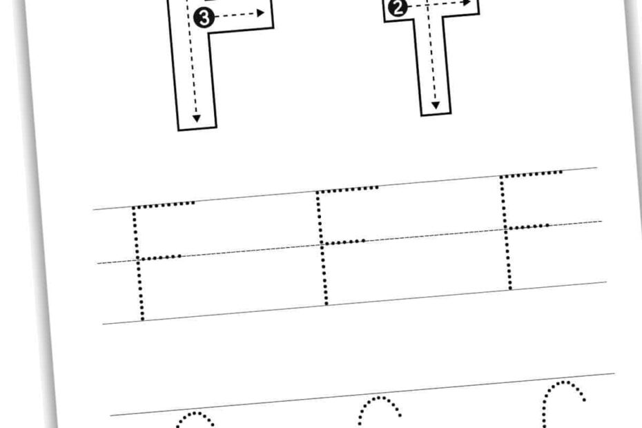 Letter F Tracing Worksheets For Kindergarten Infoupdate