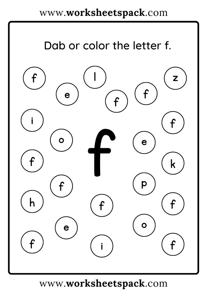 letter f identification worksheets letter f identification worksheets
