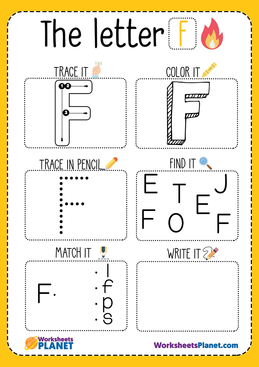 Letter F Worksheet Worksheets Library Letter F Worksheet Worksheets Library