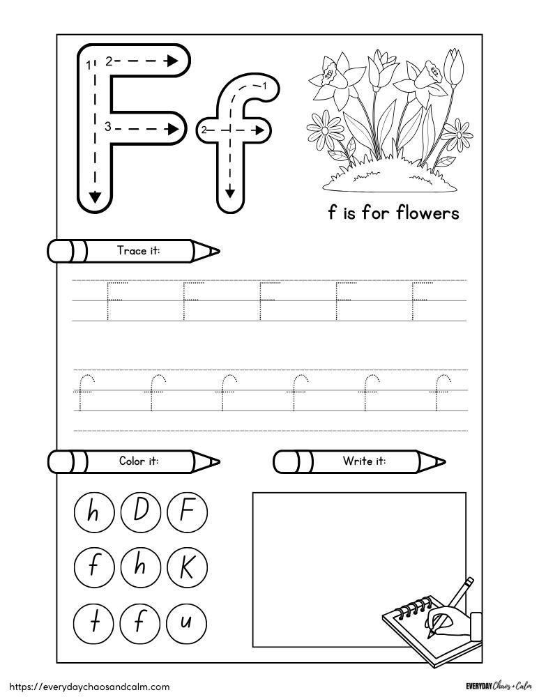 letter f worksheet pdf letter f worksheet pdf