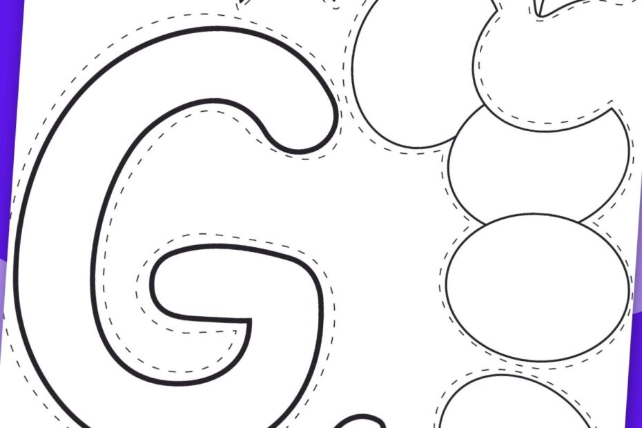 Letter G Crafts Printable Infoupdate