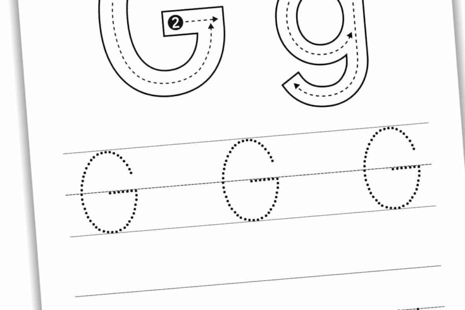 Letter G Tracing Worksheet All Kids Network Worksheets Library