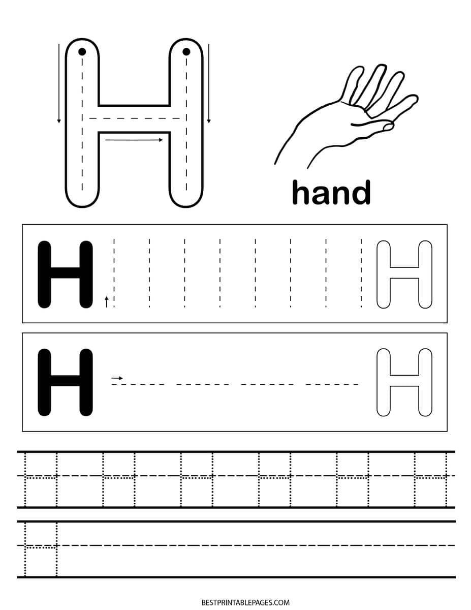Letter H Sound Worksheets Tree Valley Academy Worksheets Library