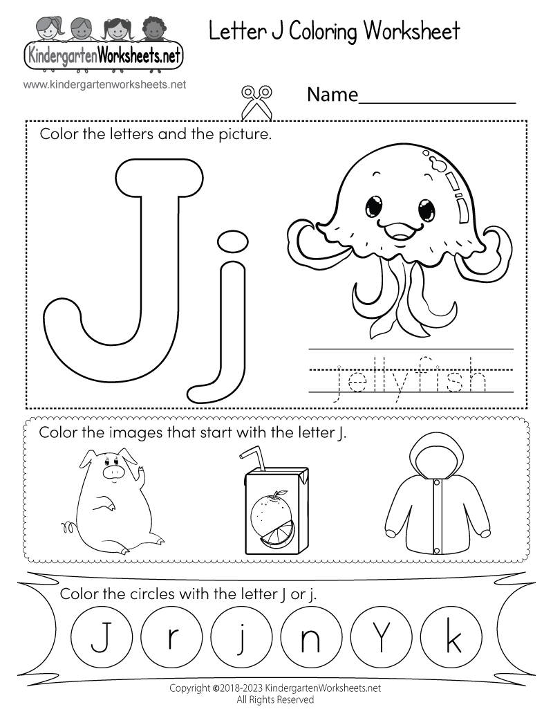 Letter J Kindergarten Worksheets Kindergarten Worksheets Letter J Kindergarten Worksheets Kindergarten Worksheets