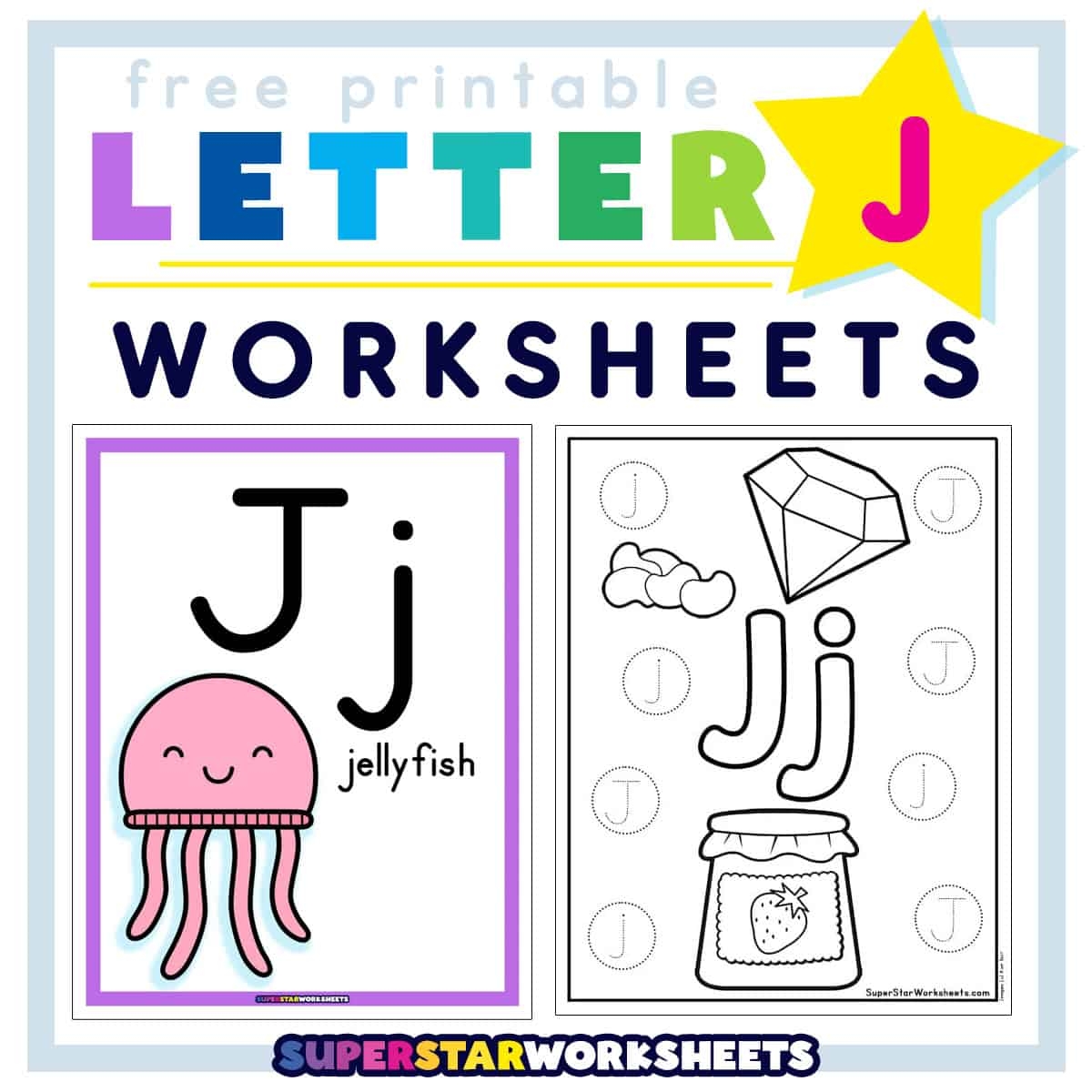 Letter J Worksheets Superstar Worksheets Letter J Worksheets Superstar Worksheets