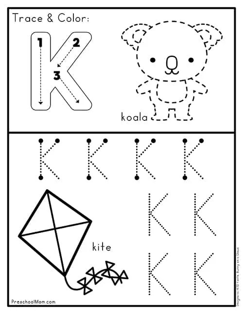 LETTER K PRINTABLES Mommy Is My Teacher Worksheets Library LETTER K PRINTABLES Mommy Is My Teacher Worksheets Library