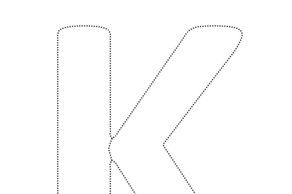 Letter K Tracing Coloring Page Download Print Or Color Online For Free