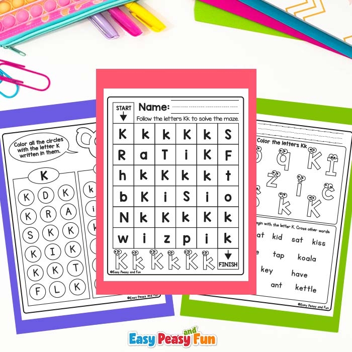 Letter K Worksheets For Preschool And Kindergarten Easy Peasy And Fun Letter K Worksheets For Preschool And Kindergarten Easy Peasy And Fun