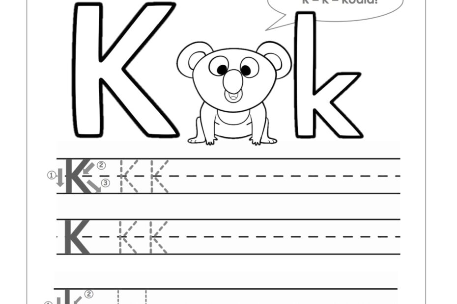 Letter K Worksheets Twisty Noodle AlphabetWorksheetsFree Printable
