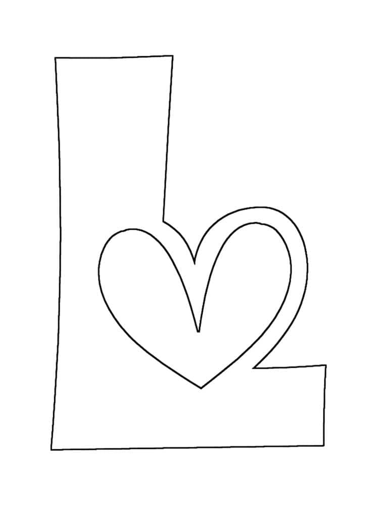 Letter L Printable Coloring Page Download Print Or Color Online For Free Letter L Printable Coloring Page Download Print Or Color Online For Free