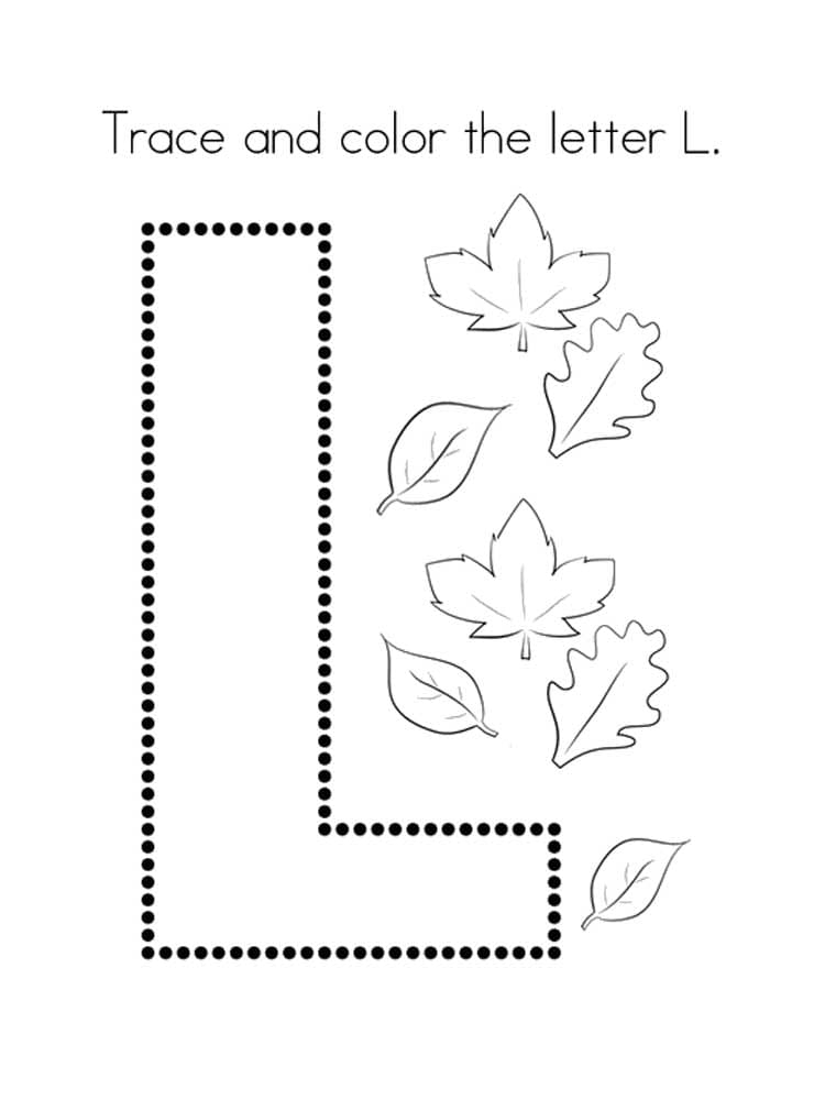 Letter L Tracing Coloring Page Download Print Or Color Online For Free Letter L Tracing Coloring Page Download Print Or Color Online For Free
